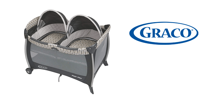 twin bassinet pack and play